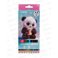 Карандаши 12цв deVente Yummy Panda, шестигр. к/у 5022536 *12