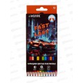 Карандаши 12цв deVente Fast Or Last. шестигр. пласт. к/у 5022545 *12 Карандаши 12цв deVente Fast Or Last. шестигр. пласт. к/у 5022545 *12