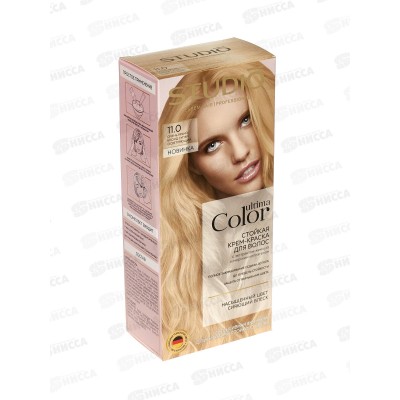Studio Ultima Color к/краска 11,0 Очень яркий блонд 50/50 *8 Studio Ultima Color к/краска 11,0 Очень яркий блонд 50/50 *8
