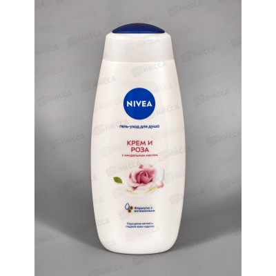 НИВЕЯ душ-гель 500мл Крем и Роза 80860