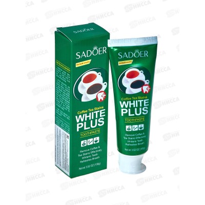 OBO Sadoer паста зубная Освеж п/пятен от кофе,чая Экс мяты 100гр  *72