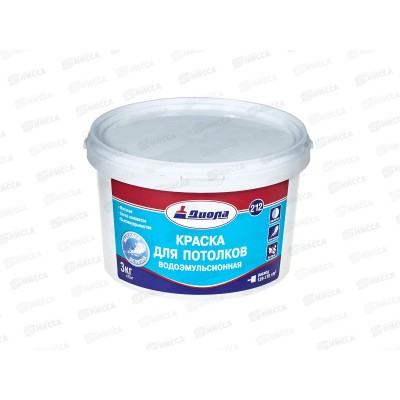Краска в/э для потолка Д-212 3,0кг *1/8 Краска в/э для потолка Д-212 3,0кг *1/8