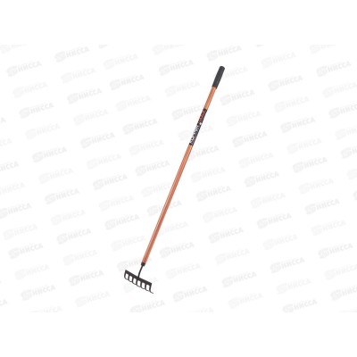 Грабли 7-зубые с дюралевым черенком легкие средние 0972 K.T. Грабли 7-зубые с дюралевым черенком легкие средние 0972 K.T.