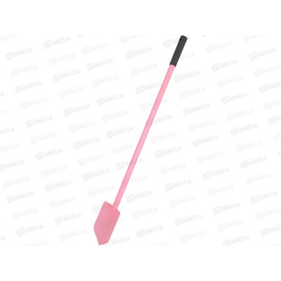 Лопата тепличная со стальным черенком (розовый) 1640