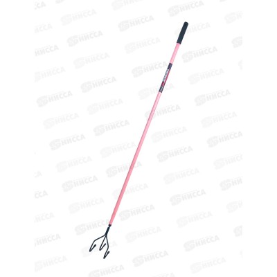 Культиватор Феникс трехзубый со стальным черенком чер/роз 1644