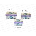 Коробка подарочная (набор 3в1) 15,5*11,13,5*9,5,11*8 10827-5