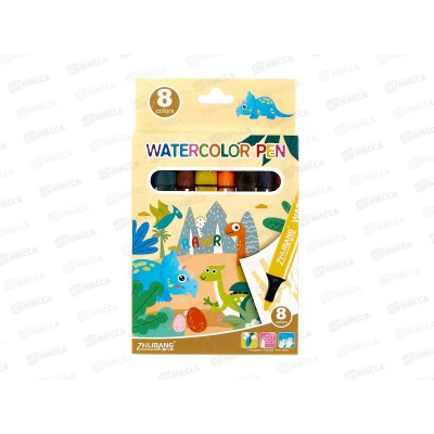 Набор маркеров акварельных 8цв. Дино Р-23953-7 *1