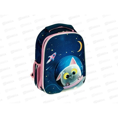 Рюкзак SchoolФормат Ergonomic Light space cat. д/дев. РЮКЖКМБ-СПК
