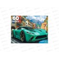 ПАЗ 60 эл. Зеленый спортивный автомобиль, Ф60-4529 *24