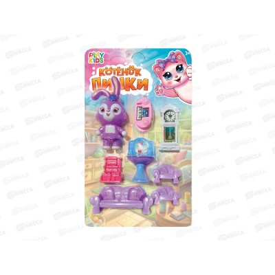 Набор &quotКотёнок Пинки&quot с аксессуарами 8 пред. 1003089