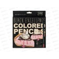 Карандаши 24цв АЛЬТ Black Excellence с точилкой, пласт. 30-0126 *12