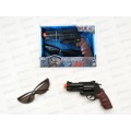 Набор оружия "Спецагент Икс" 1003019 (револьвер, очки)