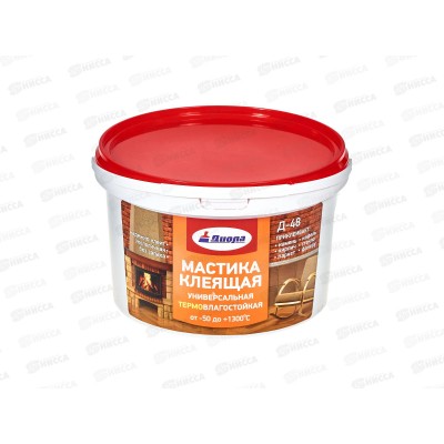 Мастика клеящая термовлагостойкая универсальная Д-48 3,5кг Мастика клеящая термовлагостойкая универсальная Д-48 3,5кг