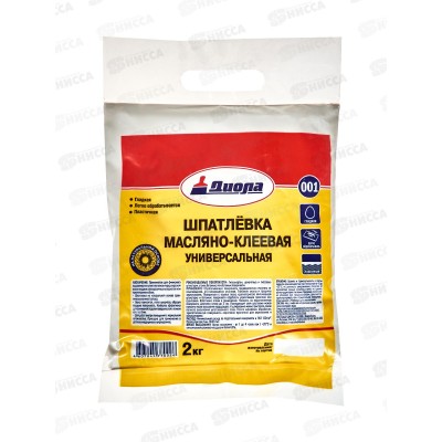 Шпатлевка масляно-клеевая Д-001 2,0кг Шпатлевка масляно-клеевая Д-001 2,0кг