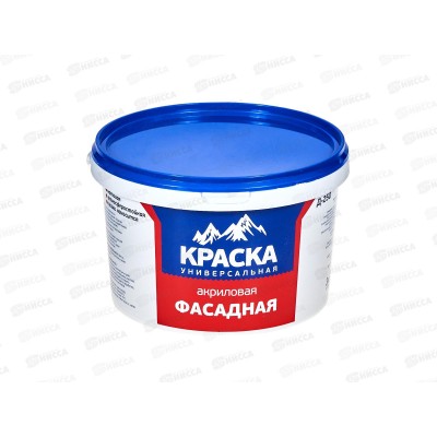 Краска акриловая фасадная Д-250 3,0кг Краска акриловая фасадная Д-250 3,0кг