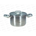Кастрюля Флора LR02-258 20х12,5см 3,9л, индукционное  дно, крышка