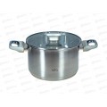 Кастрюля Флора LR02-259 22х13,,5см 5,1л, индукционное  дно, крышка