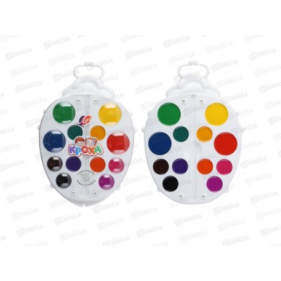 Акварель ЛУЧ Божья коровка 12цв., п/у, б/к, 32с2077-08 *42