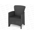 Кресло "Ротанг Лайт" Графитовый М9012 *1