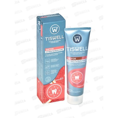 Tiswell зубная паста 110гр Detox Отбеливающая энзимная Грейпфрут *9 Tiswell зубная паста 110гр Detox Отбеливающая энзимная Грейпфрут *9