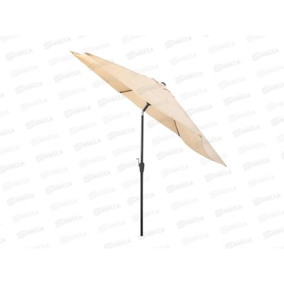 Зонт садовый d 3м беж (34/37/160D) NISUS, 279444 Зонт садовый d 3м беж (34/37/160D) NISUS, 279444