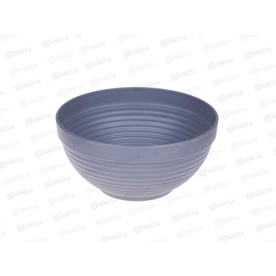 Горшок д/цветов Миска Парма 2л Серый муссон D20  *22