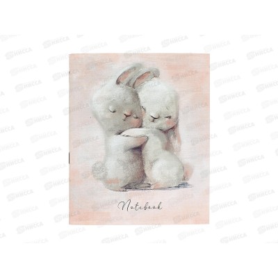 Тетрадь 48л кл. ПЛН Обнимашки, мел., 4 диз. 3346 *40