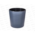 Горшок д/цветов Вега 10,2л Антрацит (с вкладкой) d25 h25  *4