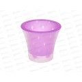 Горшок д/цветов Ванда 6л Фиолет-прозрачный (с вкладкой) d25 h17,5 *5