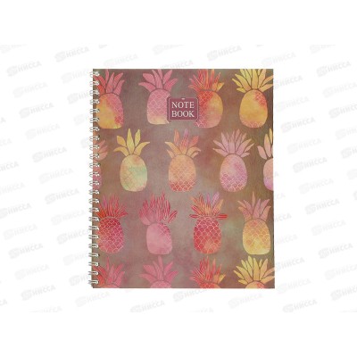 Тетрадь 48л кл. ПЛН Pink Batik, асс., мет.греб., 3219-48 *30