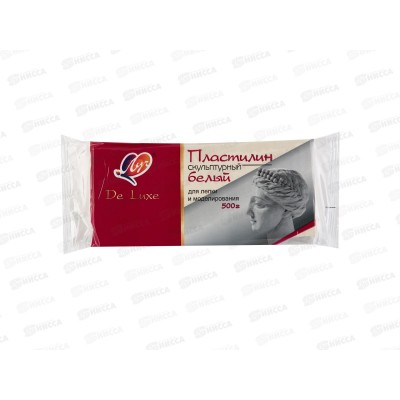 Пластилин скульптурный ЛУЧ 500г белый, 34с2244-08 *12 Пластилин скульптурный ЛУЧ 500г белый, 34с2244-08 *12