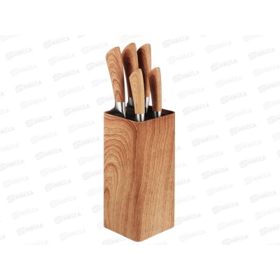 Набор ножей 6пр SATOSHI Роше подставка с разделителями 803-350 г