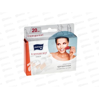 Пластырь Bella Транспарент MR-167-MMMU-005 20шт прозрачный *12