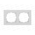 Рамка на 2 поста, INTRO Accent белый, 6-502-01 *20/200 Рамка на 2 поста, INTRO Accent белый, 6-502-01 *20/200