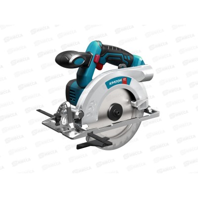 Пила циркулярная аккумуляторная 18В без батареи и зарядного, Кратон CS18CD-165-OFA