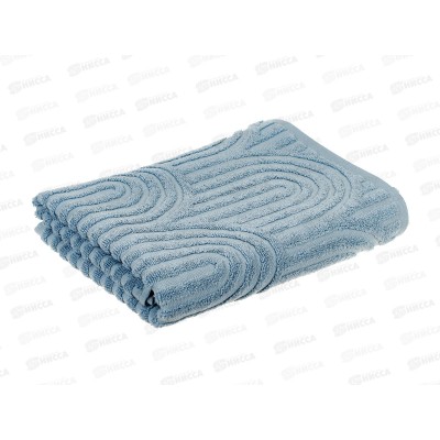 Полотенце махровое 70*130 LuxoR Аркадия серо-голубой