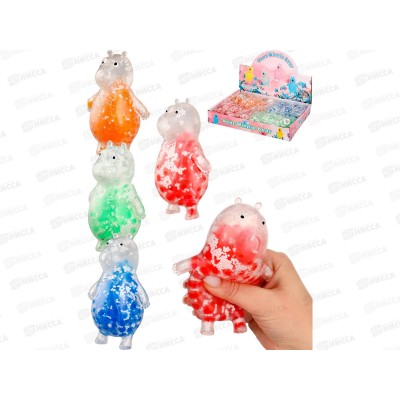 Антистресс-мялка &quotБегемот&quot 12х7см микс ИК-2784 *12