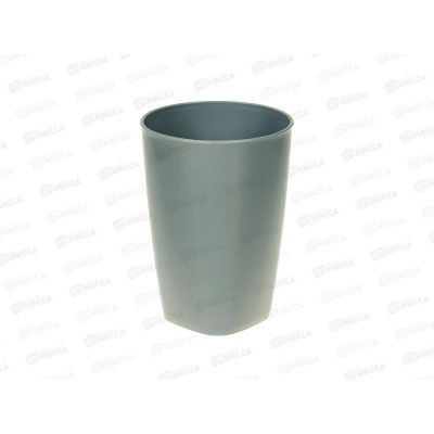 Стакан пластмассовый 380мл серый *40  ИНТ