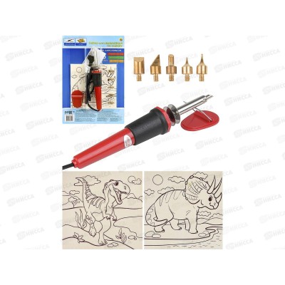 Набор для выжигания по дереву. Мир динозавров 15х15см, НР-8546 *24