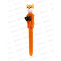 Ручка шар. MAZARI Boxing dog синяя, 1,0мм M-7879-70 *24