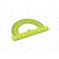 Транспортир 180гр ПП 10см прозрачный цветной, ТР-4728 *20 Транспортир 180гр ПП 10см прозрачный цветной, ТР-4728 *20