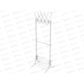 Вешалка гардеробная с полками ВГП60-8/МБ белый Вешалка гардеробная с полками ВГП60-8/МБ белый