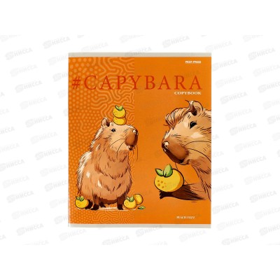Тетрадь 48л кл. ПП Капибара Краш, 48-3787 *10/100