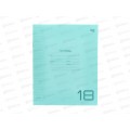 Тетрадь 18л лин BG UniTone Neon пластик обл, неон голубой 08936 10/140