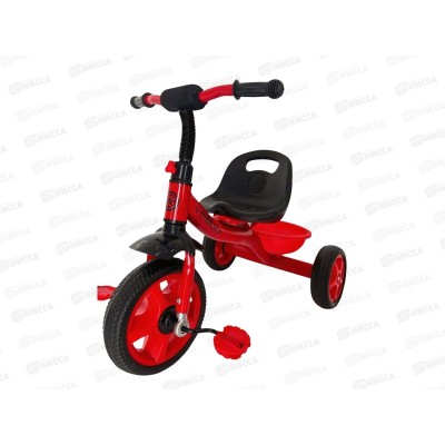 Велосипед трехколесный МЕТЕОР, красный, ВЛ-2657