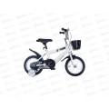 Велосипед 12&quot с боковыми тренировочными колёсами. Белый, колеса 12 дюймов, ВЛ-5721