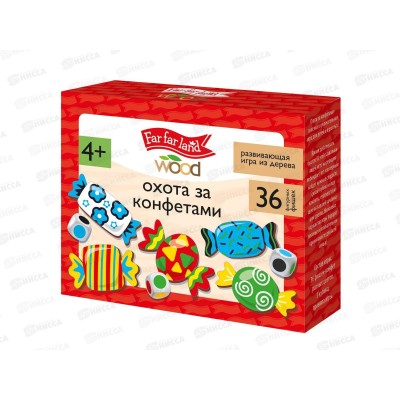 Игра развивающая деревянная "Охота за конфетами" 05695