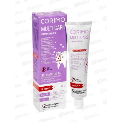 Corimo зубная паста M.C. Для комплексного ухода и восстановления эмали 75г *18 6031