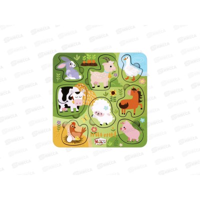 Вкладыши &quotЖивотные на ферме&quot 8 вкладешей, 962091