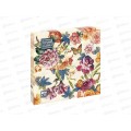 Салфетки 3 слойные 20 листов 33*33 Bouquet Home Красивые цветы.Крем.фон,25366*12